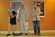 Członkowie Jury: Andrzej Sapija, Prof. Tadeusz Kowalski, Prof. Zbigniew Zaporowski w Centrum Kultury Filmowej STYLOWY w Zamościu